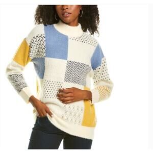 Kerrick Mock-Neck Soft Fuzzy Sweater  J50220
